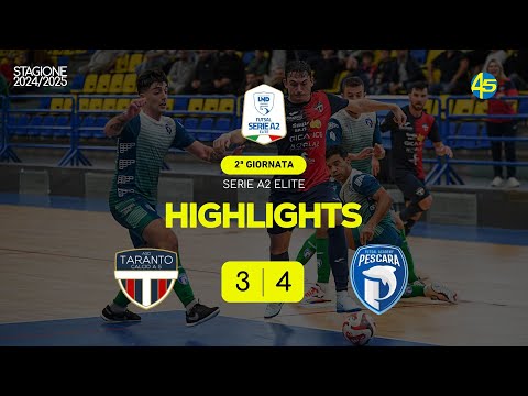 Taranto-Pescara 3-4 | HIGHLIGHTS Serie A2 Élite