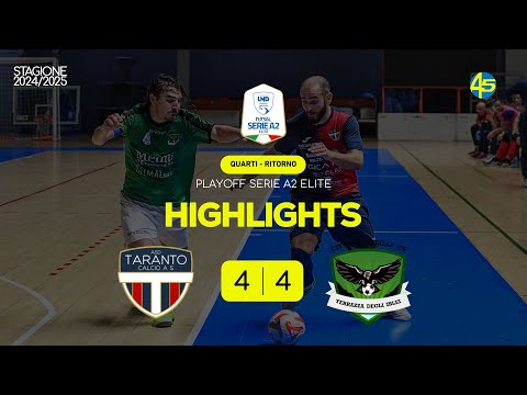 Taranto-Melilli 4-4 | HIGHLIGHTS | Serie A2 Élite 2024-25 | Playoff | Quarti di finale - ritorno