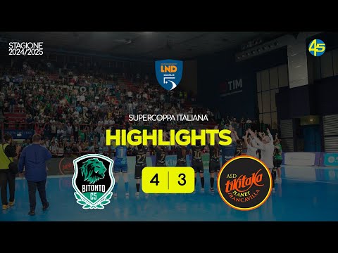 Bitonto-Tiki Taka 4-3 | HIGHLIGHTS SUPERCOPPA