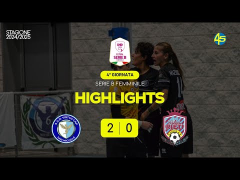 Virtus Cap-New Real Rieti 2-0 | HIGHLIGHTS Serie B Femminile