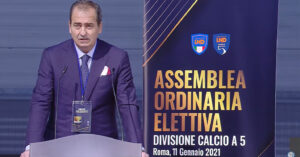 luca bergamini presidente divisione calcio a cinque